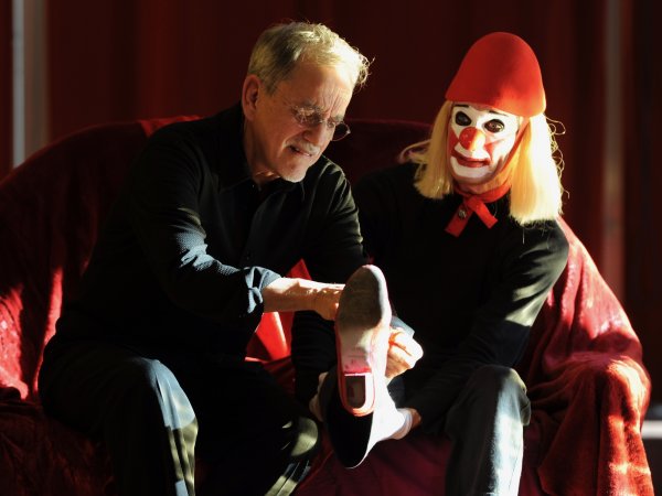 Mario Gonzalez et le clown Laurent